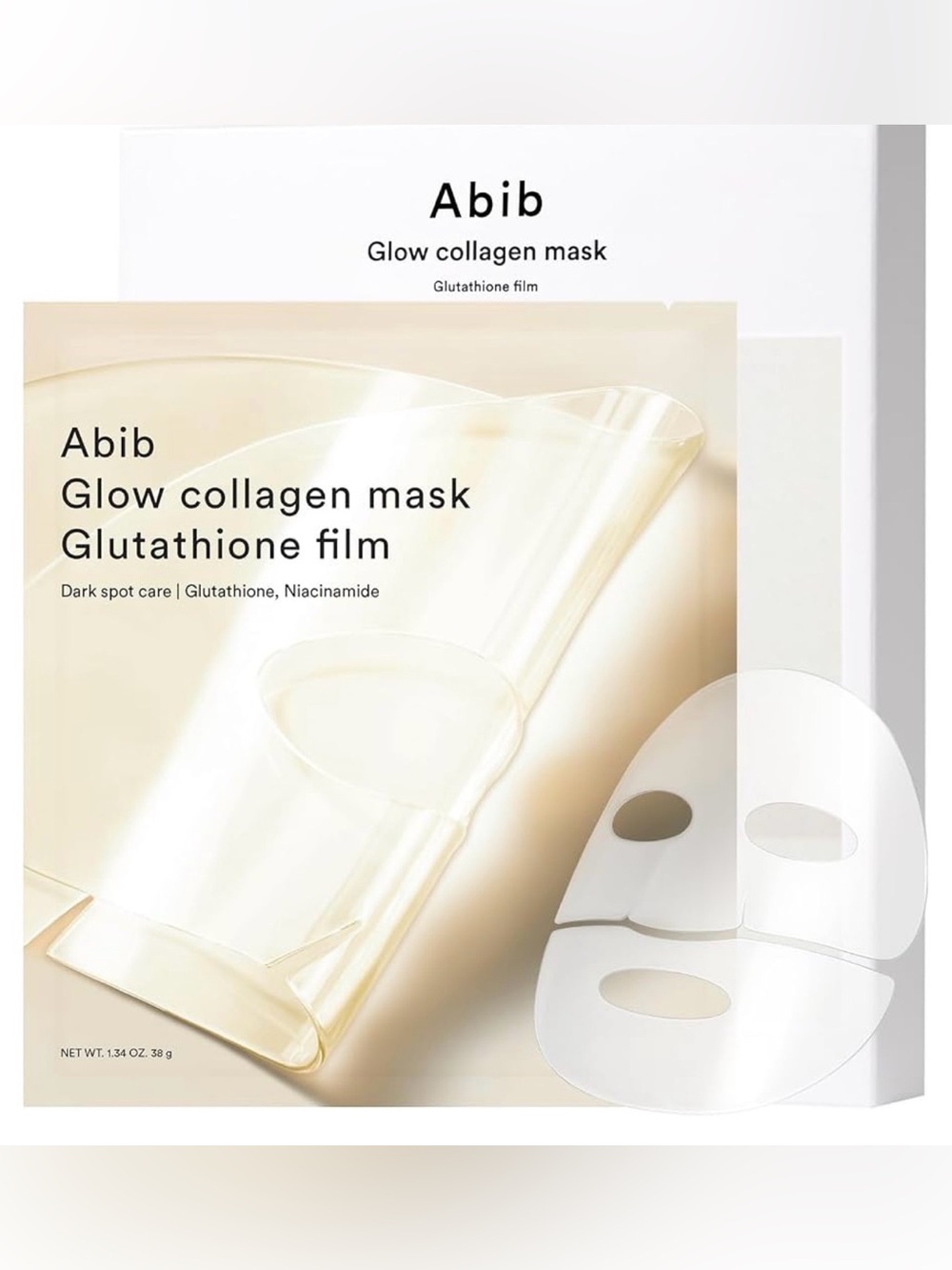 Abib Glow Collagen Mask Glutathione Film 4-pack